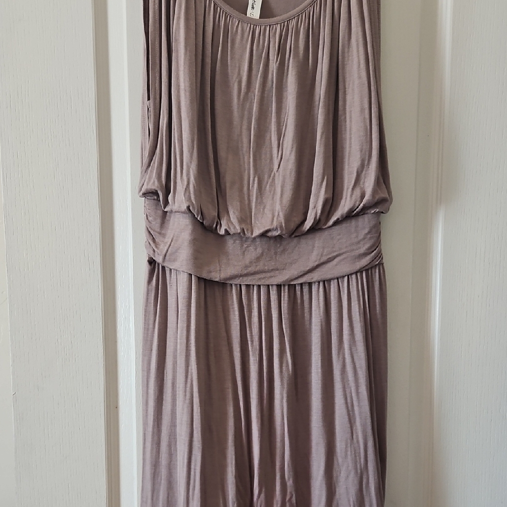 Bella D. Soft Brown Mini Dress